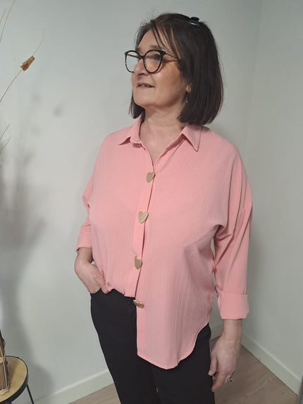 Chemise Love - Saumon