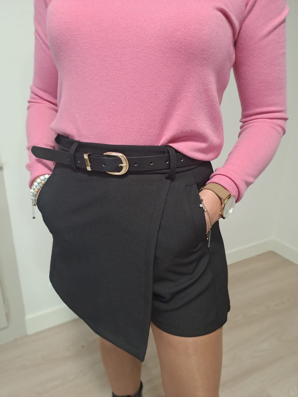 Jupe/short Camélia - Noir