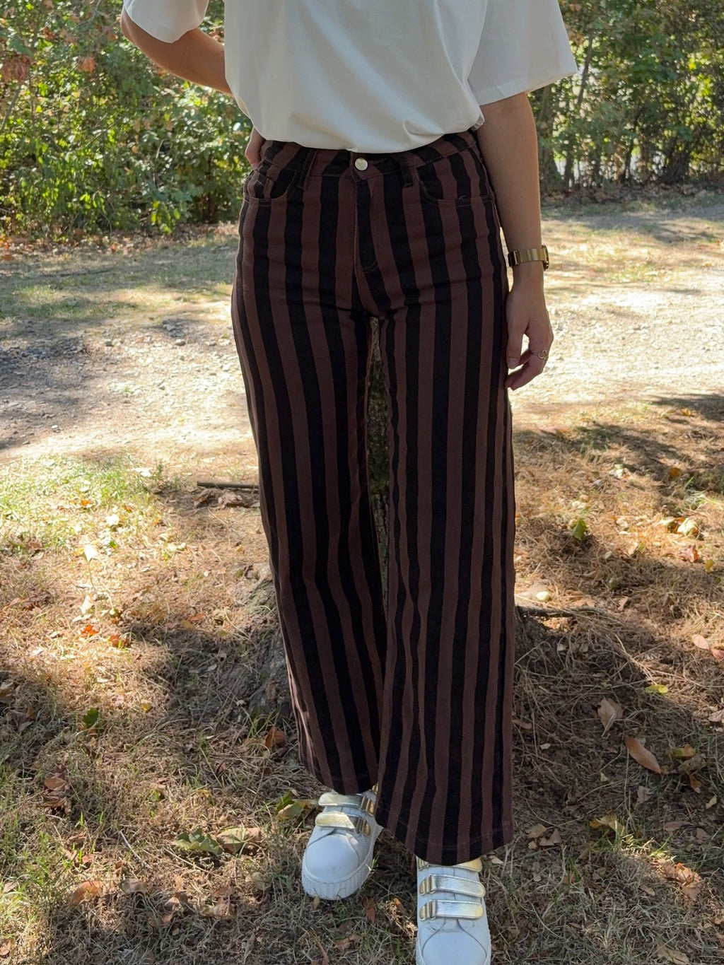 Pantalon Esther - Marron et Chocolat