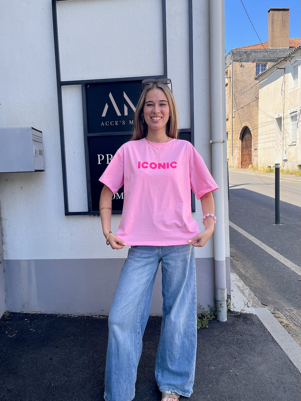 Tee-shirt ICONIC - Rose
