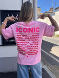 Tee-shirt ICONIC - Rose