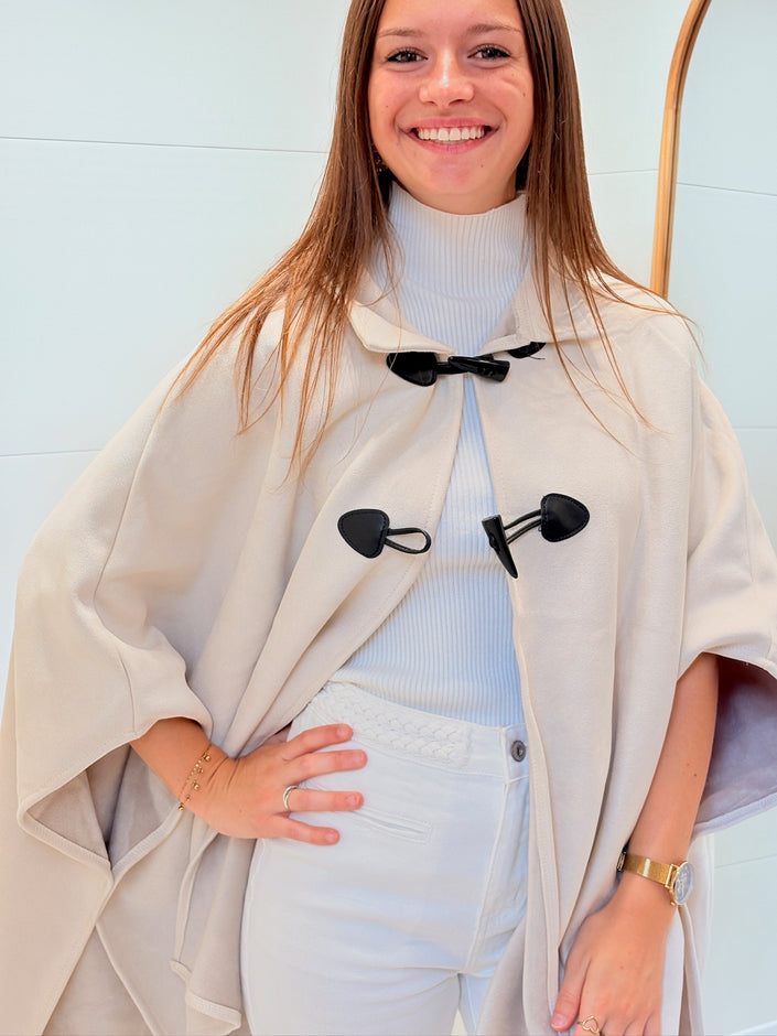 Poncho Ambre Beige