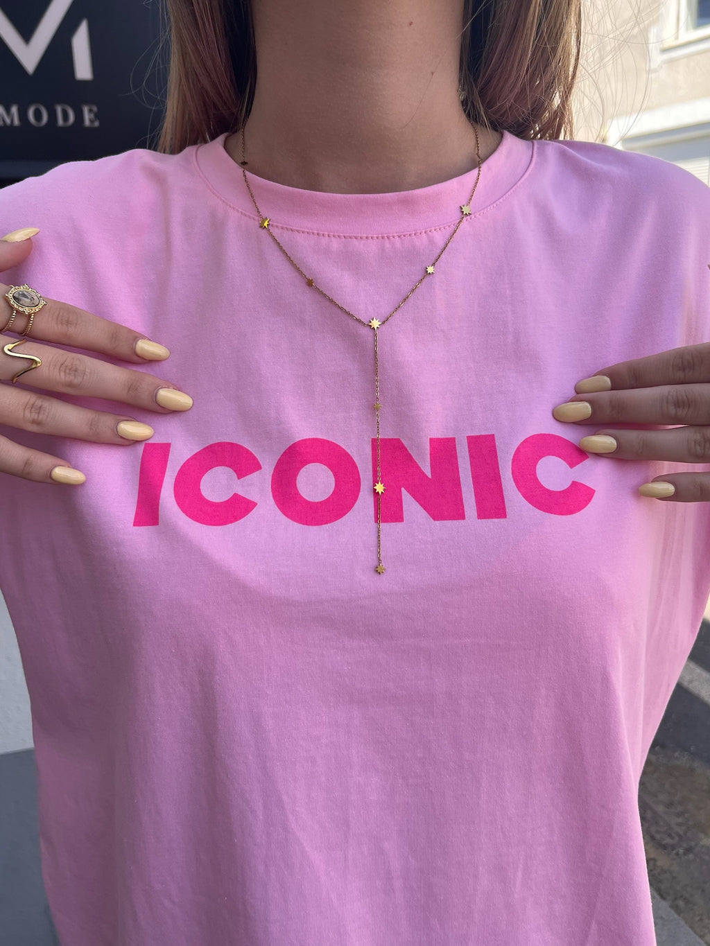 Tee-shirt ICONIC - Rose