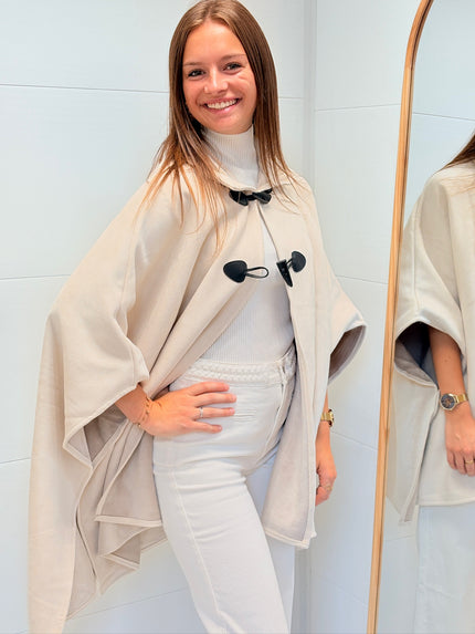 Poncho Ambre Beige
