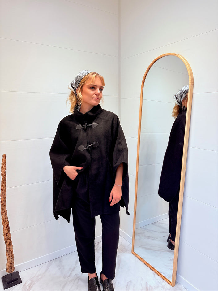 Poncho Ambre Noir