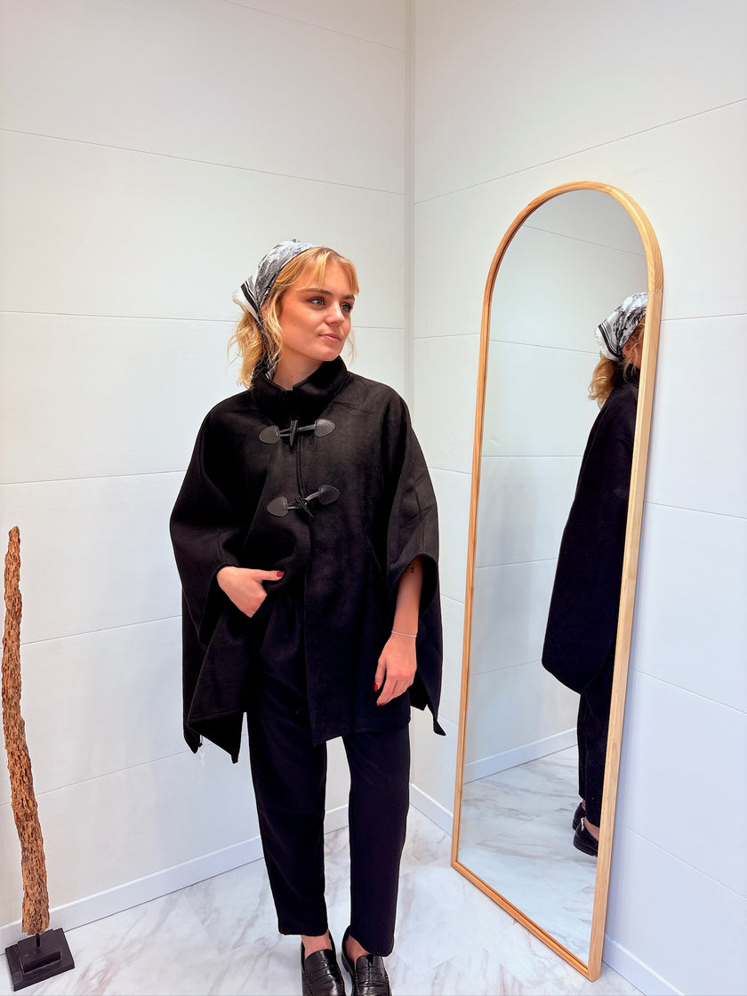 Poncho Ambre Noir