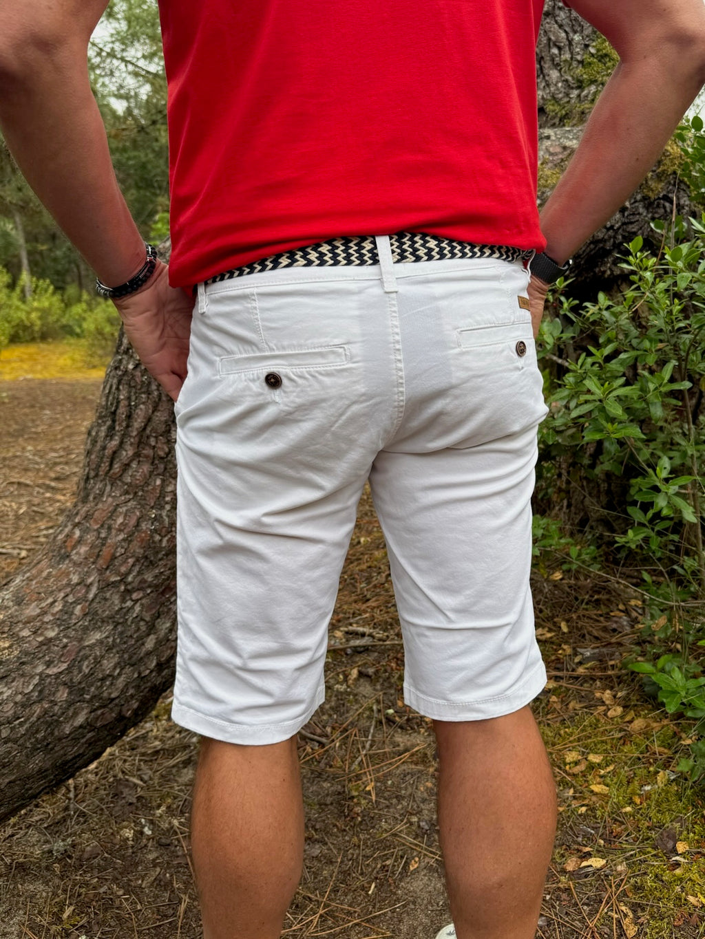 Bermuda Axel - Blanc