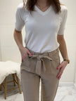 Pantalon fluide épais - Beige