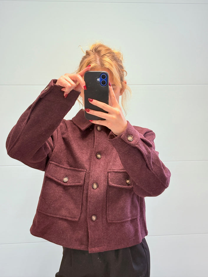Veste Axelle Bordeaux