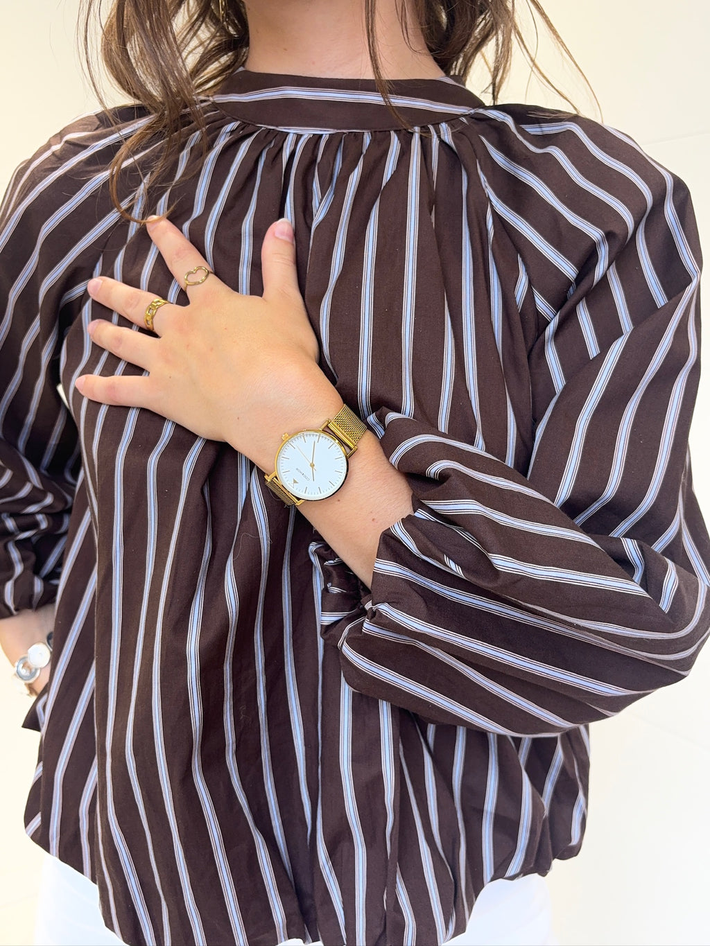 Blouse Ava - Marron