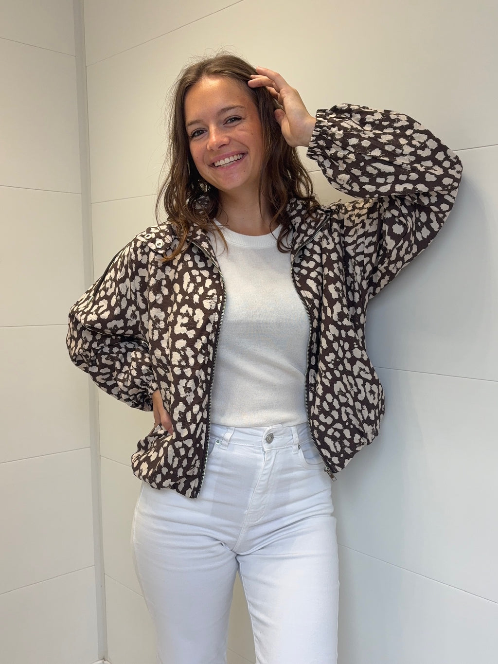Bomber à capuche Léonie