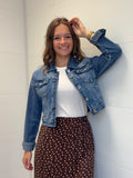 Veste en jean courte Cloé