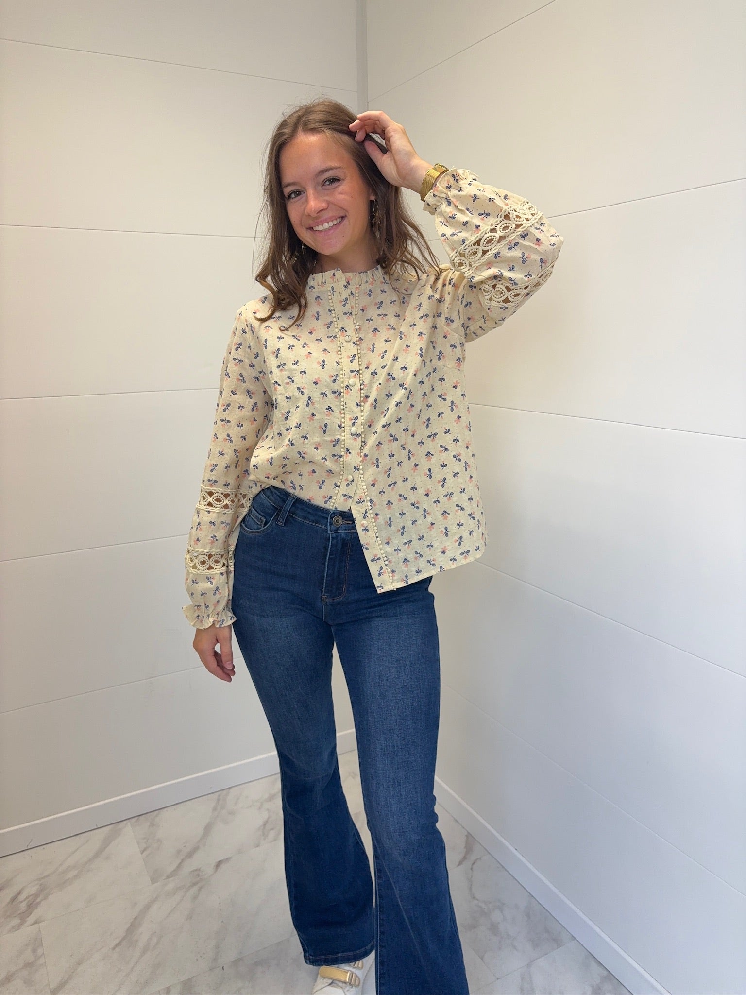 Blouse Edith - Crème