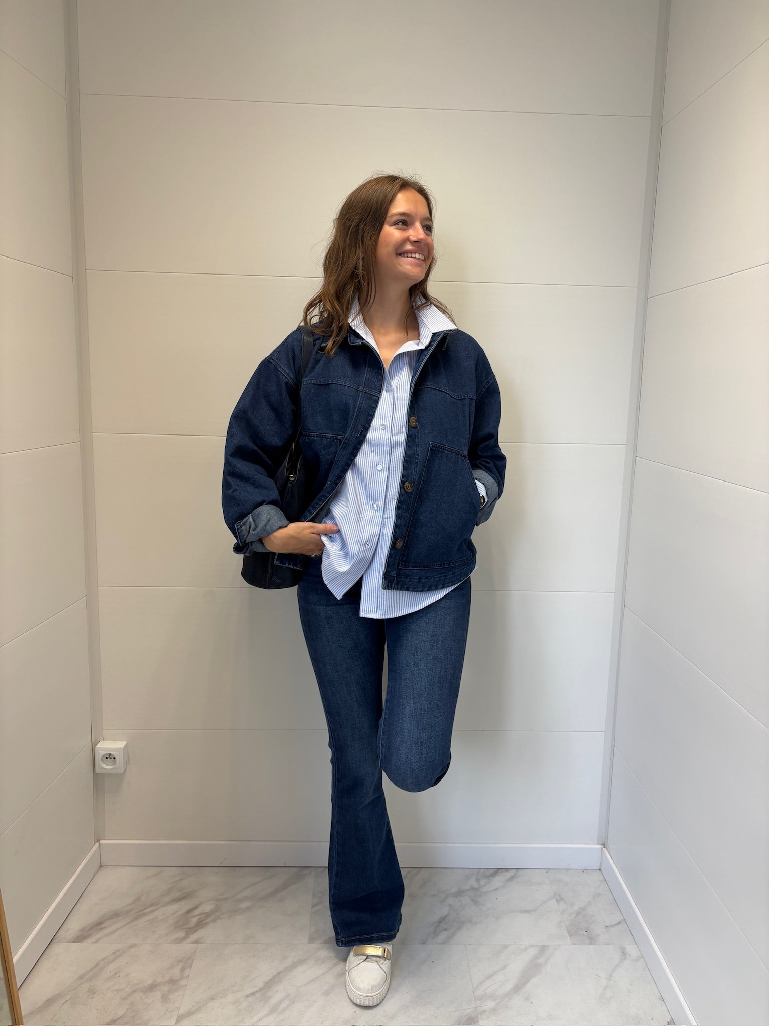 Veste en jean ample