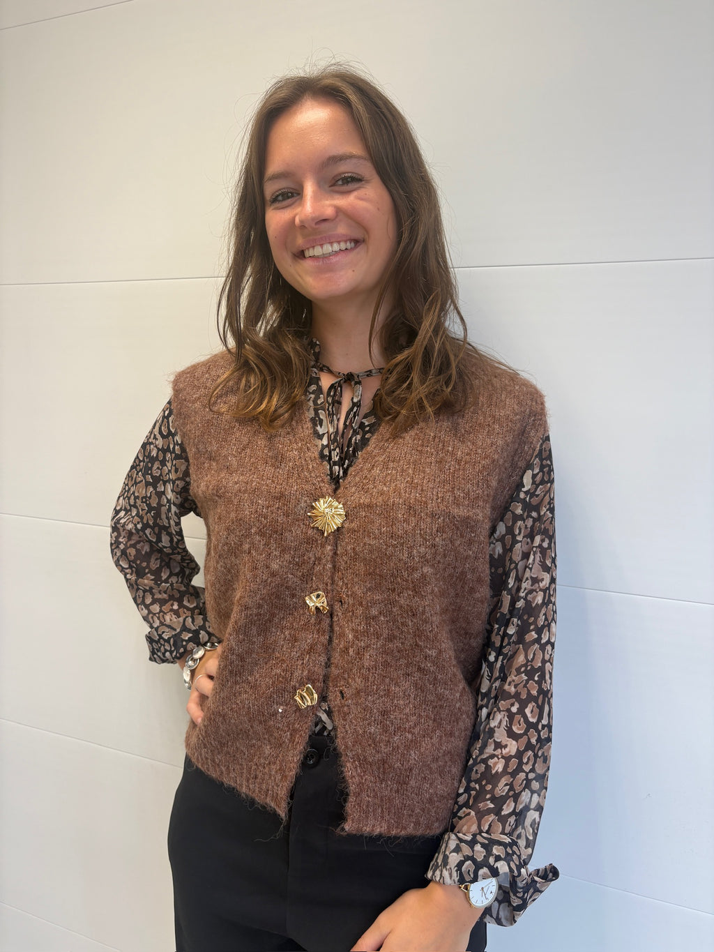 Gilet Ninon - Camel