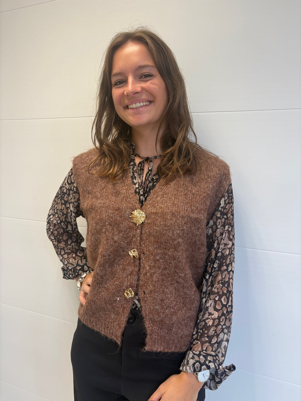 Gilet Ninon - Camel