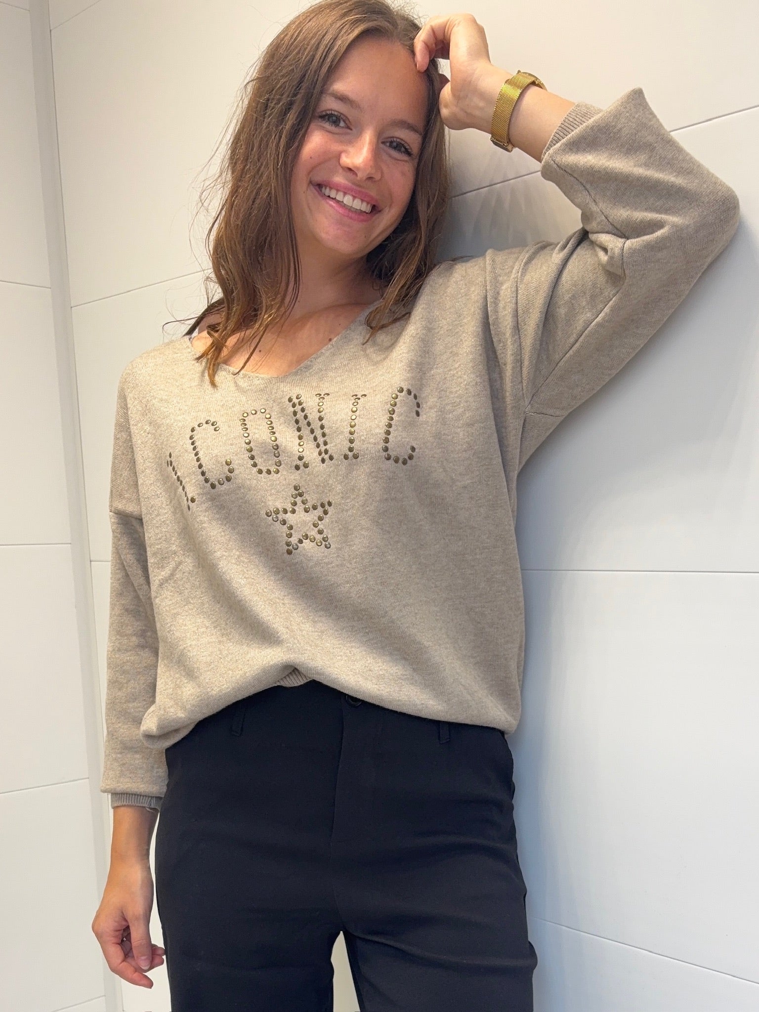 Pull ICONIC - Taupe