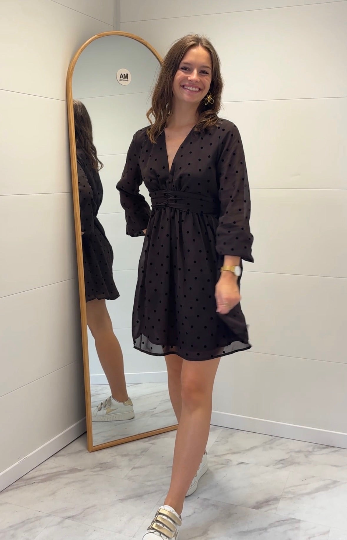 Robe Olivia - Marron et Noir