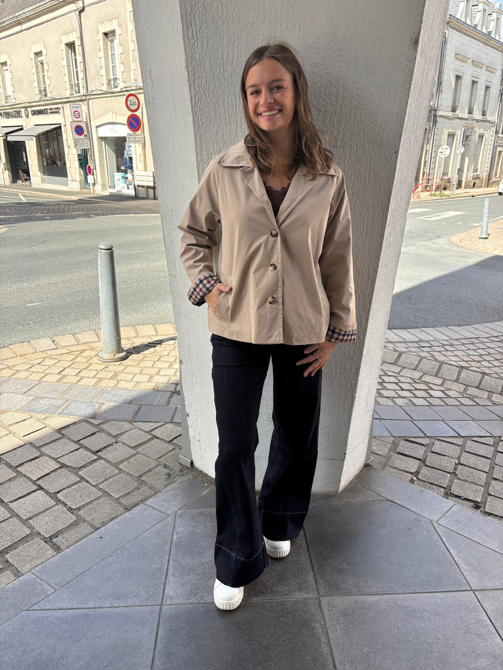 Trench mi-long - Beige