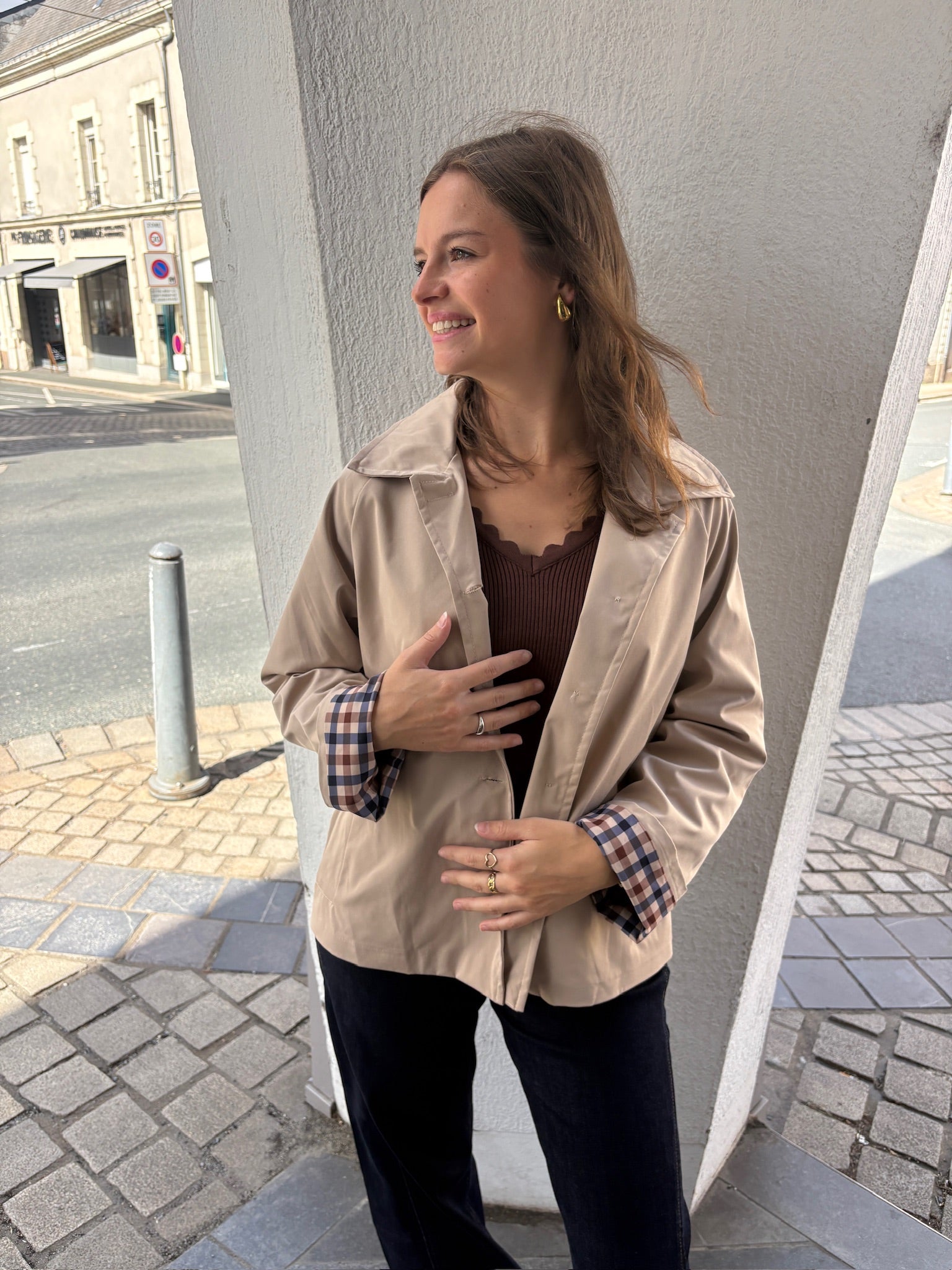 Trench mi-long - Beige