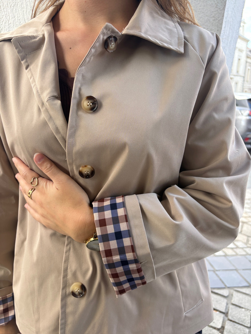 Trench mi-long - Beige