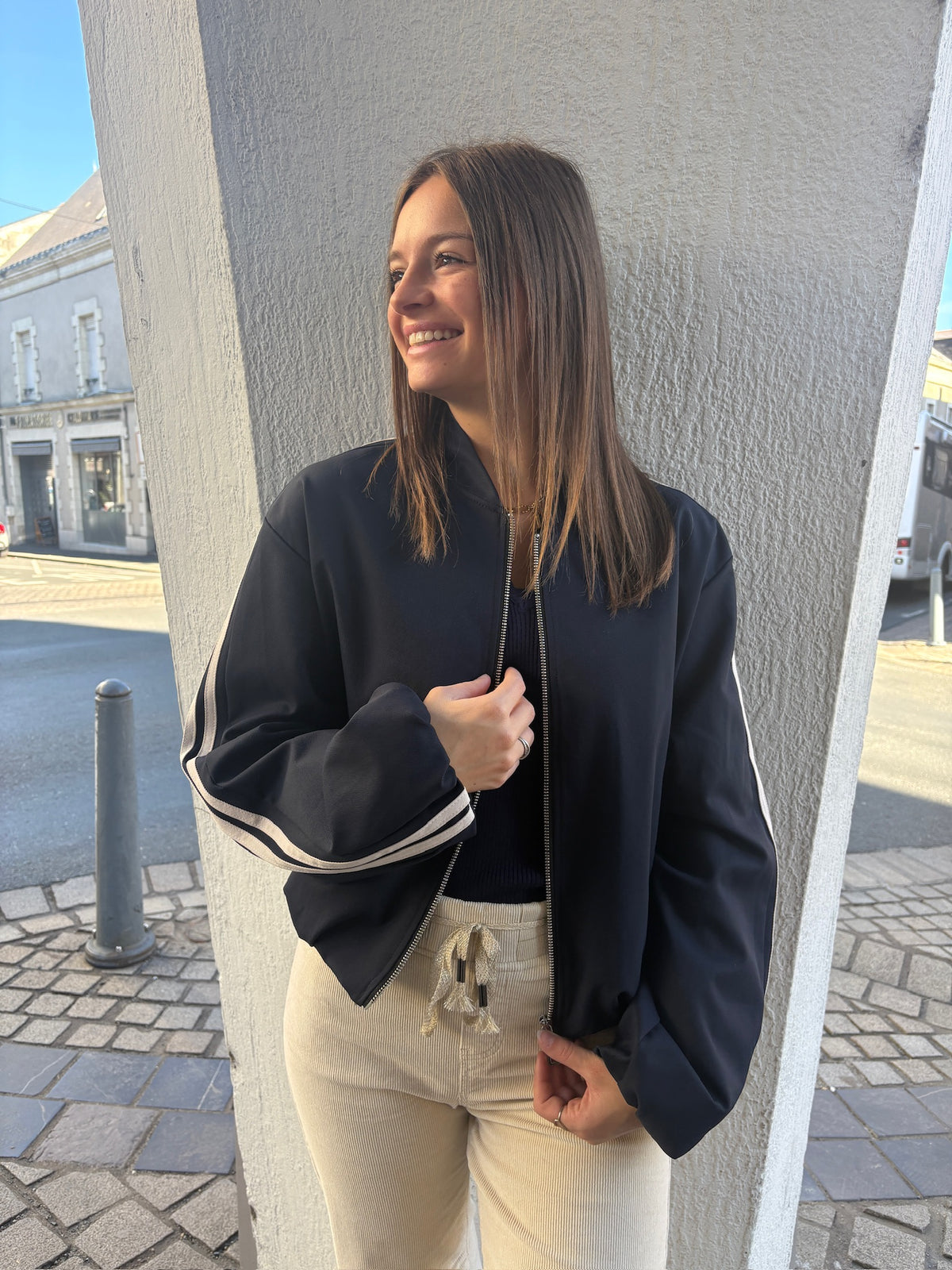 Veste sportswear - Marine