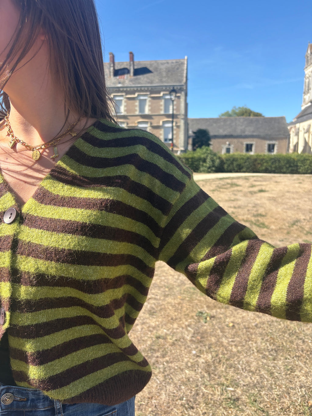 Gilet Sixtine - Vert Olive