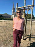 Pull sans manches - Rose pâle