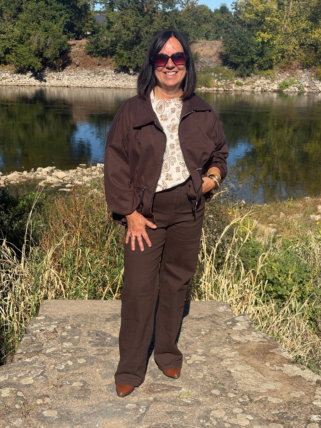 Veste Christina - Chocolat