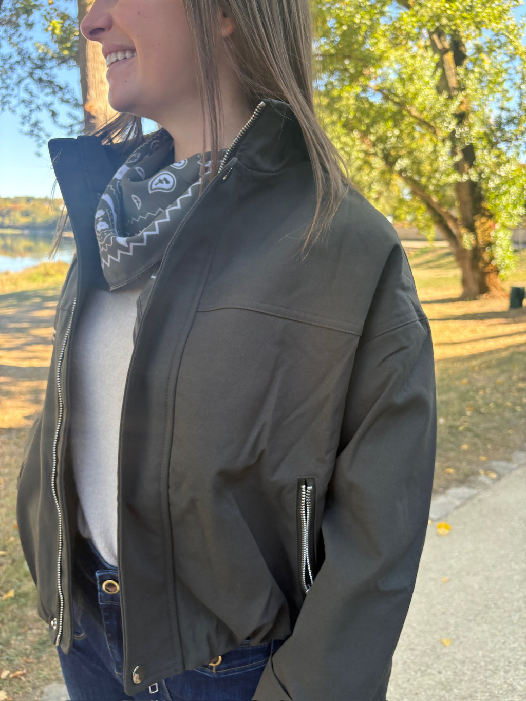 Veste kaki