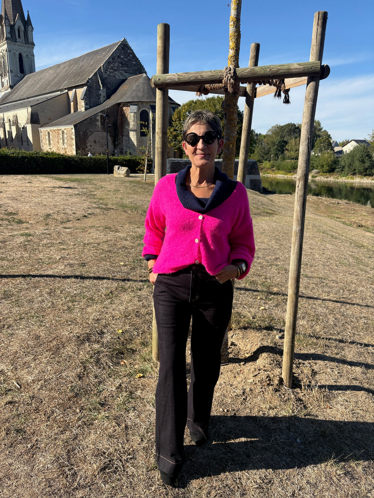 Pull/Gilet - Fuchsia