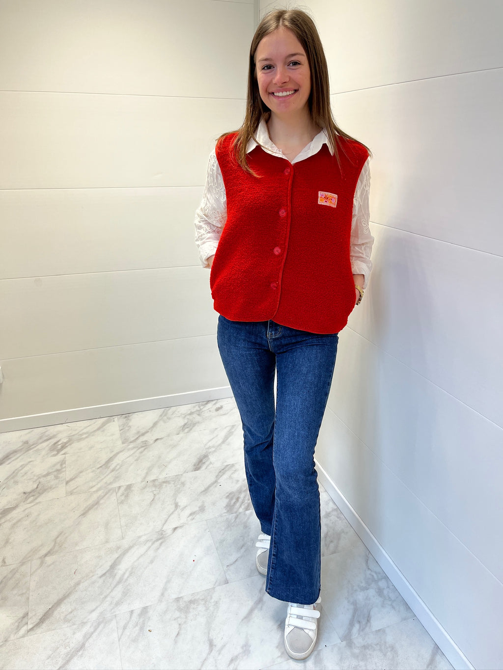 Gilet Romy - Rouge