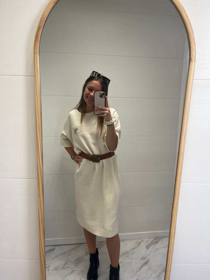 Robe Mylène Beige