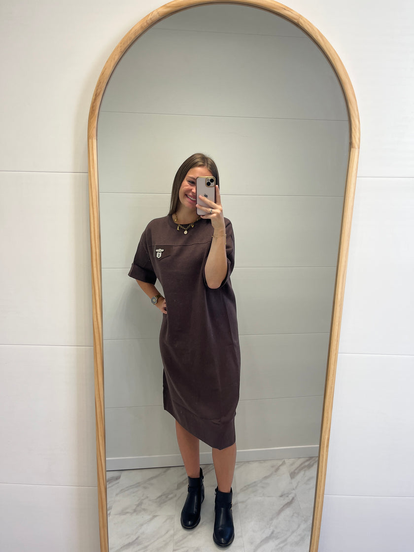 Robe Mylène Chocolat