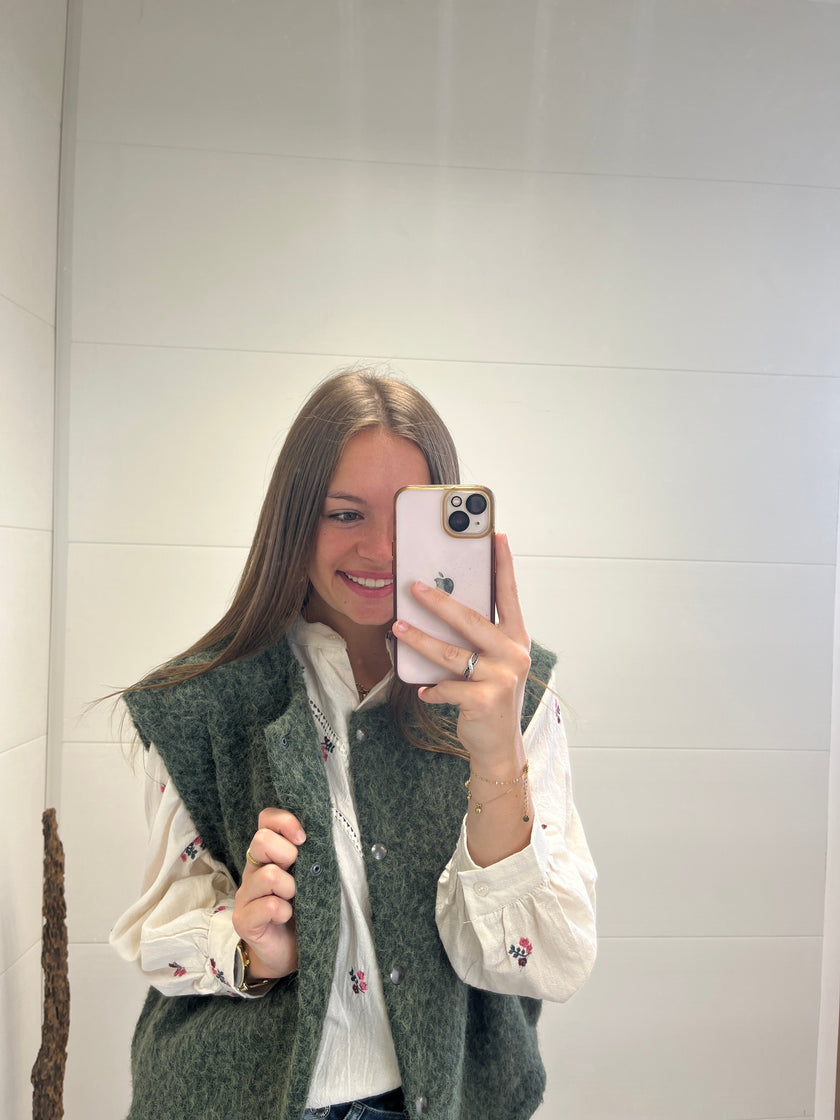 Gilet Clotilde Kaki