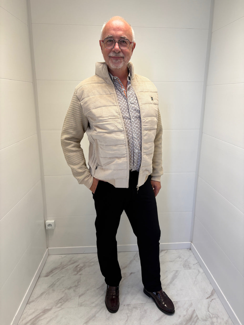 Veste épaisse - Écru