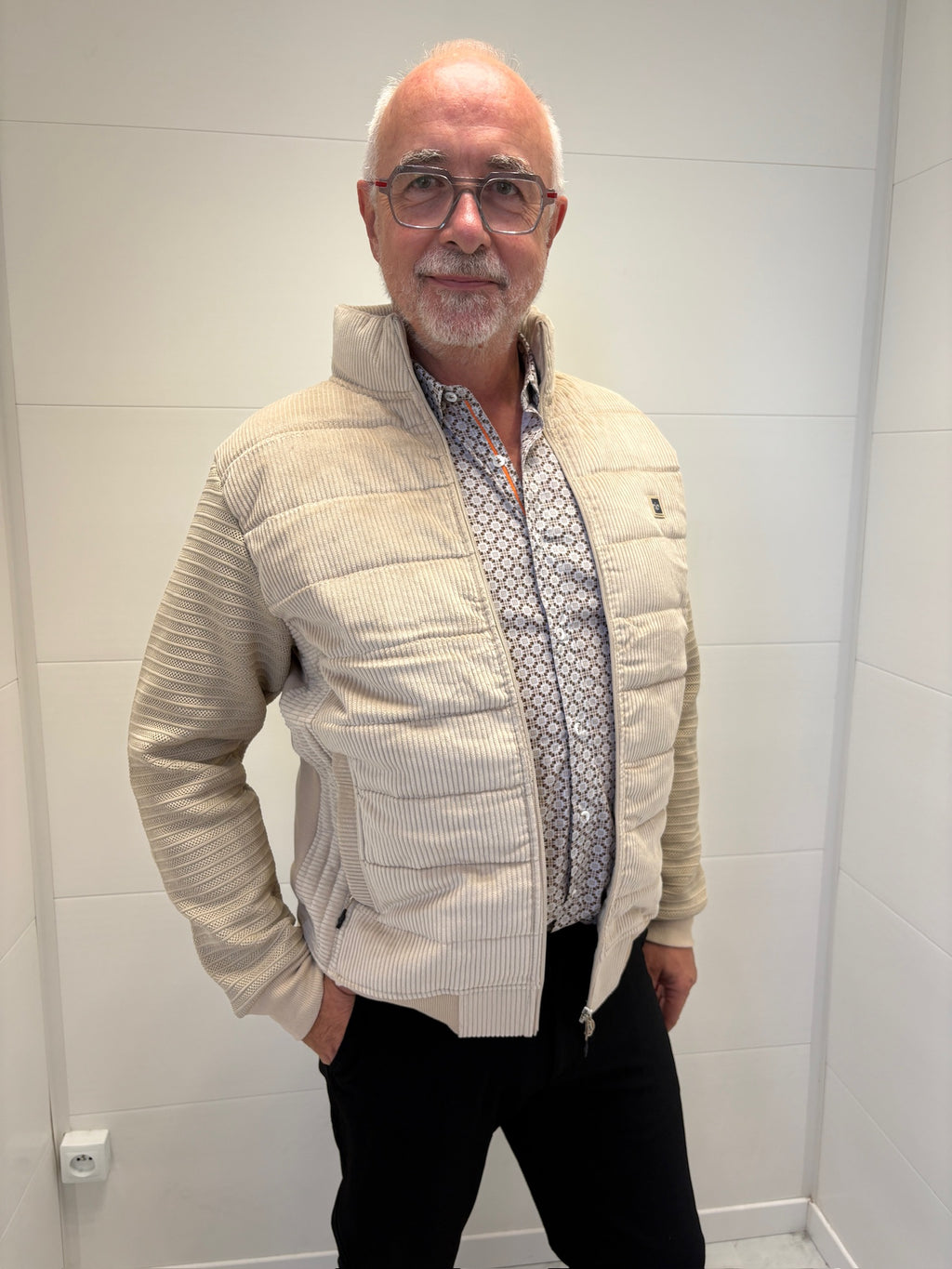 Veste épaisse - Écru