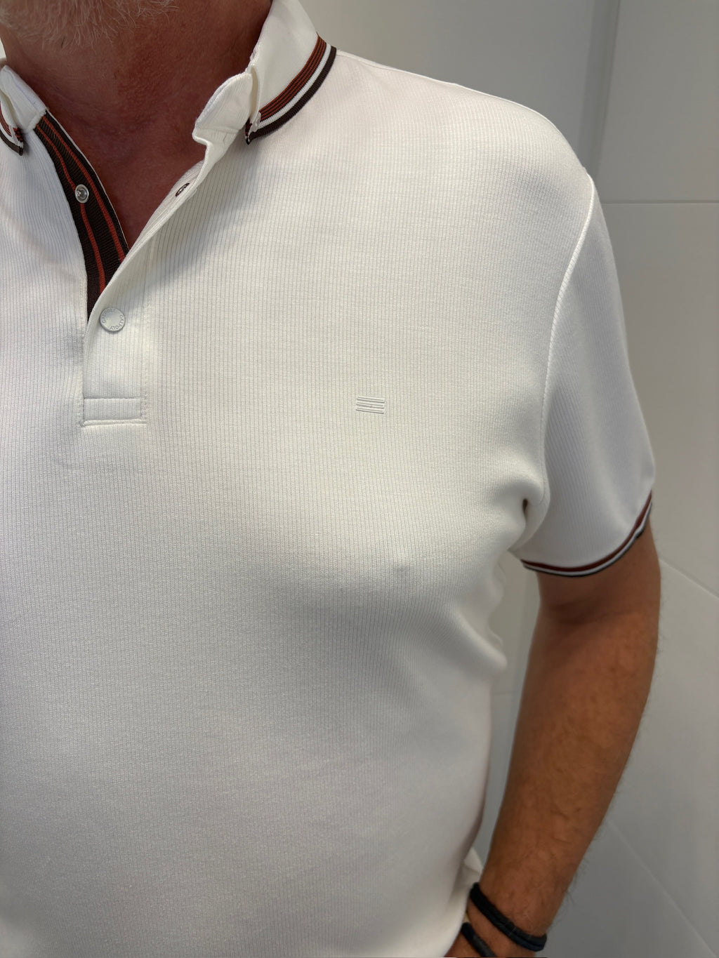 Polo écru
