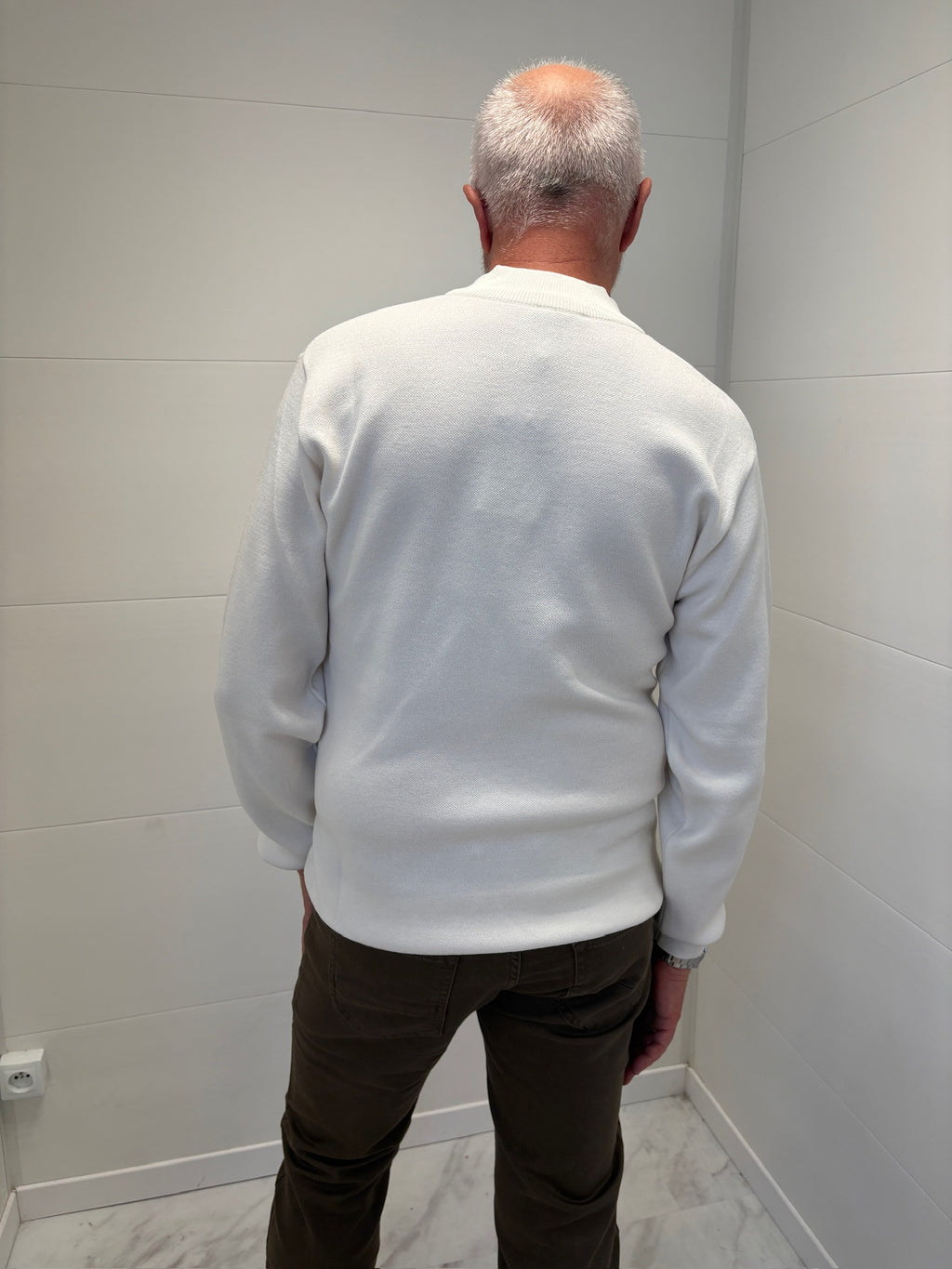Pull Blanc cassé