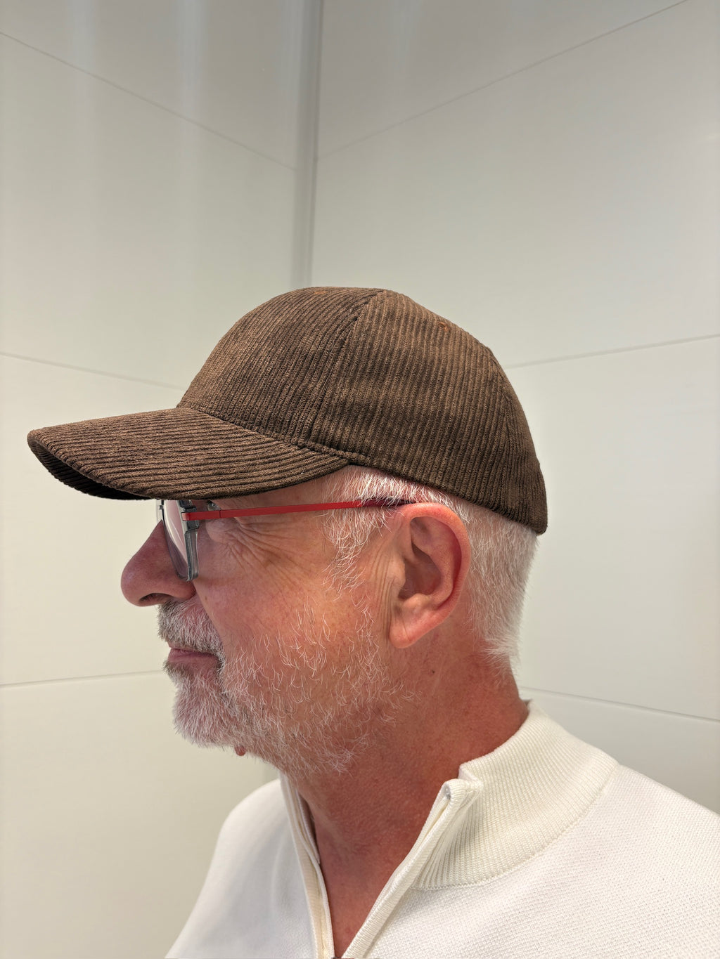 Casquette en velours - Chocolat