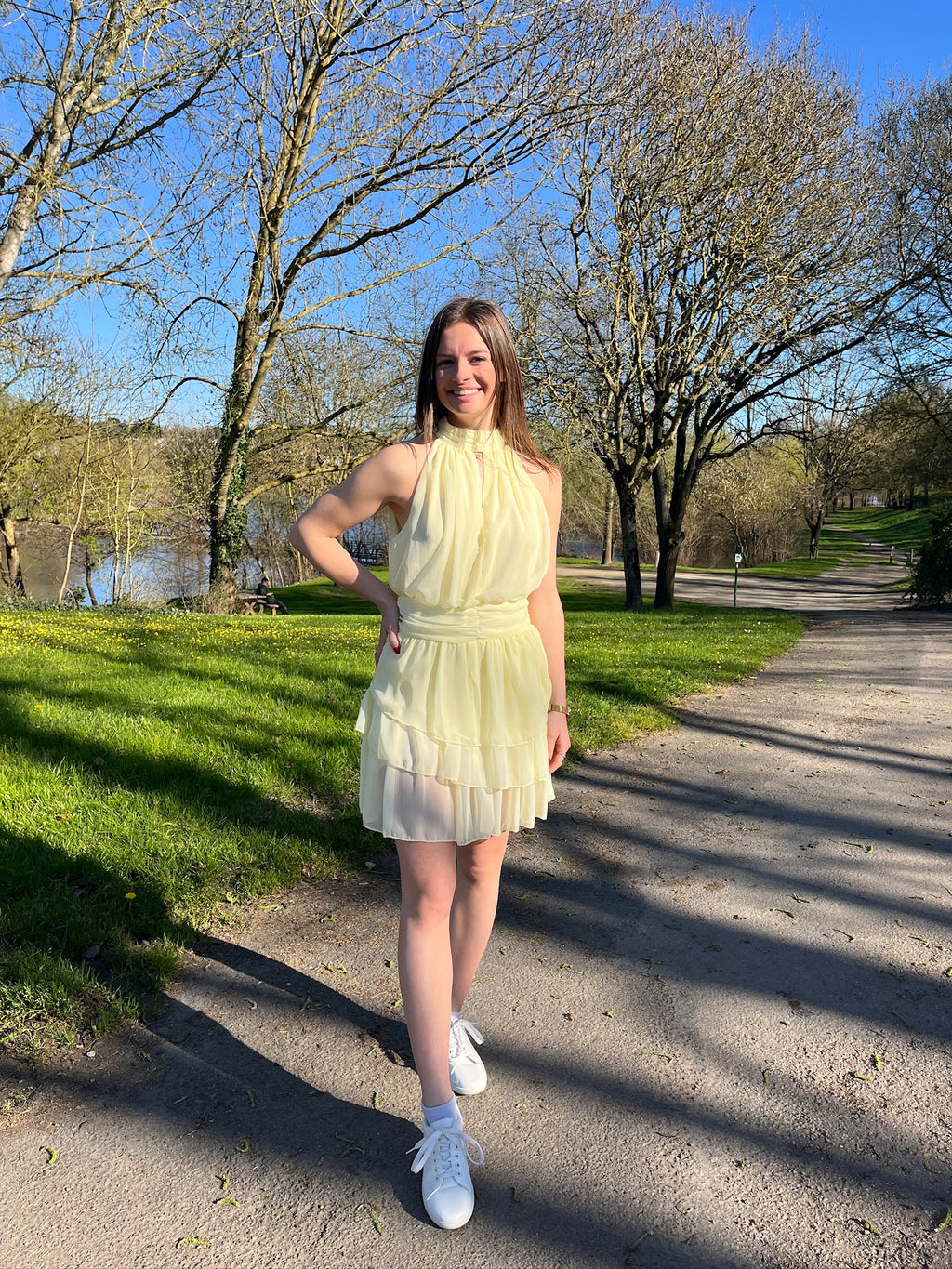 Robe Ariane - Jaune pâle