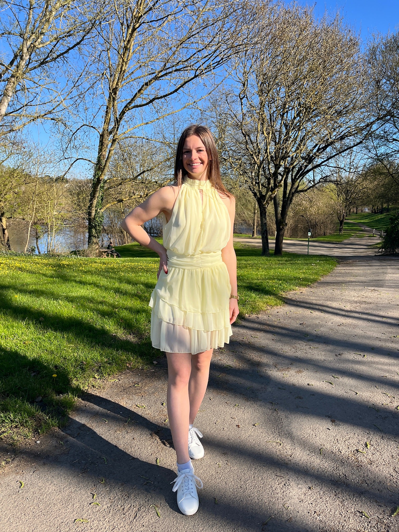 Robe Ariane - Jaune pâle