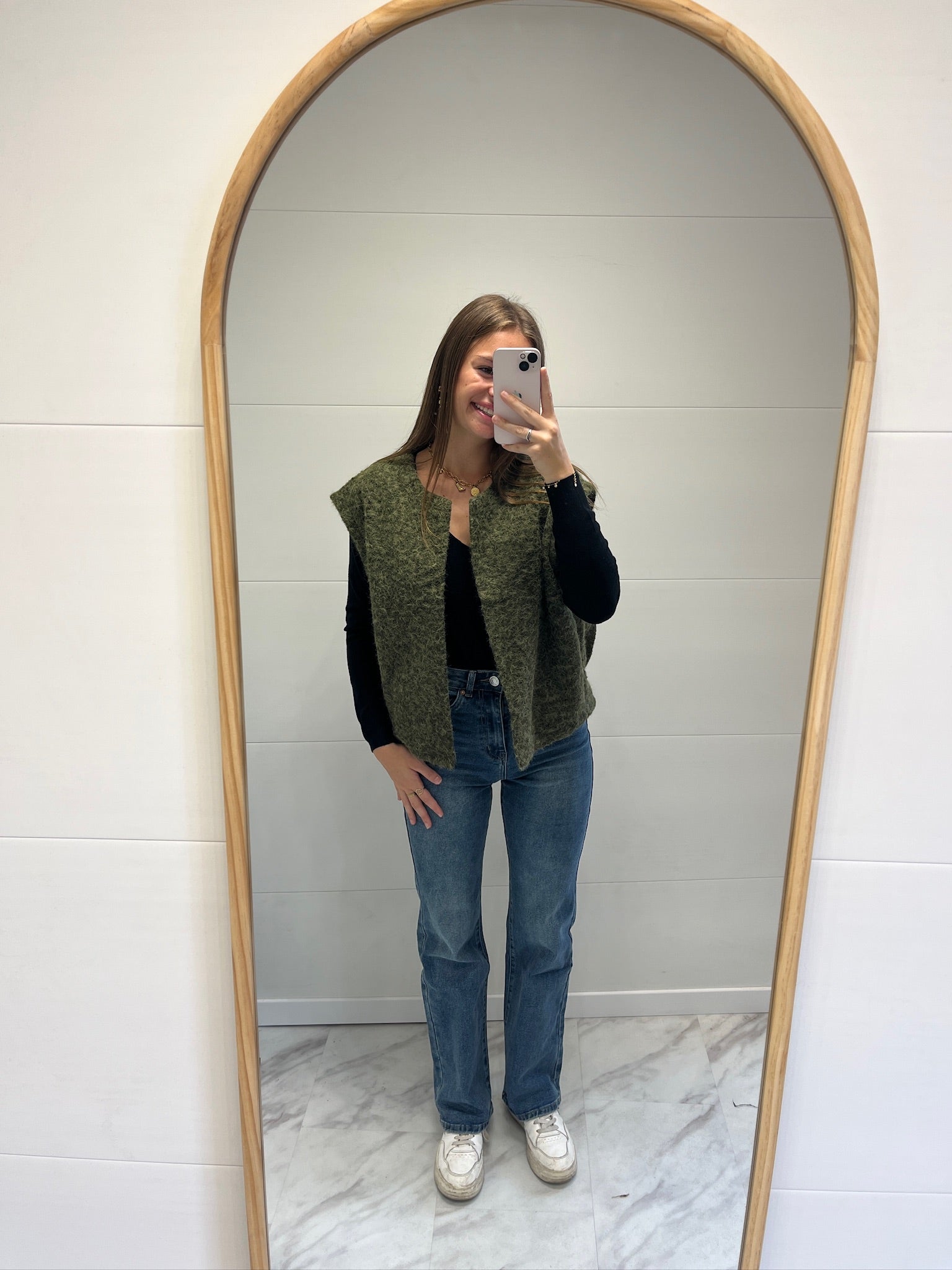 Gilet Kaki Adèle