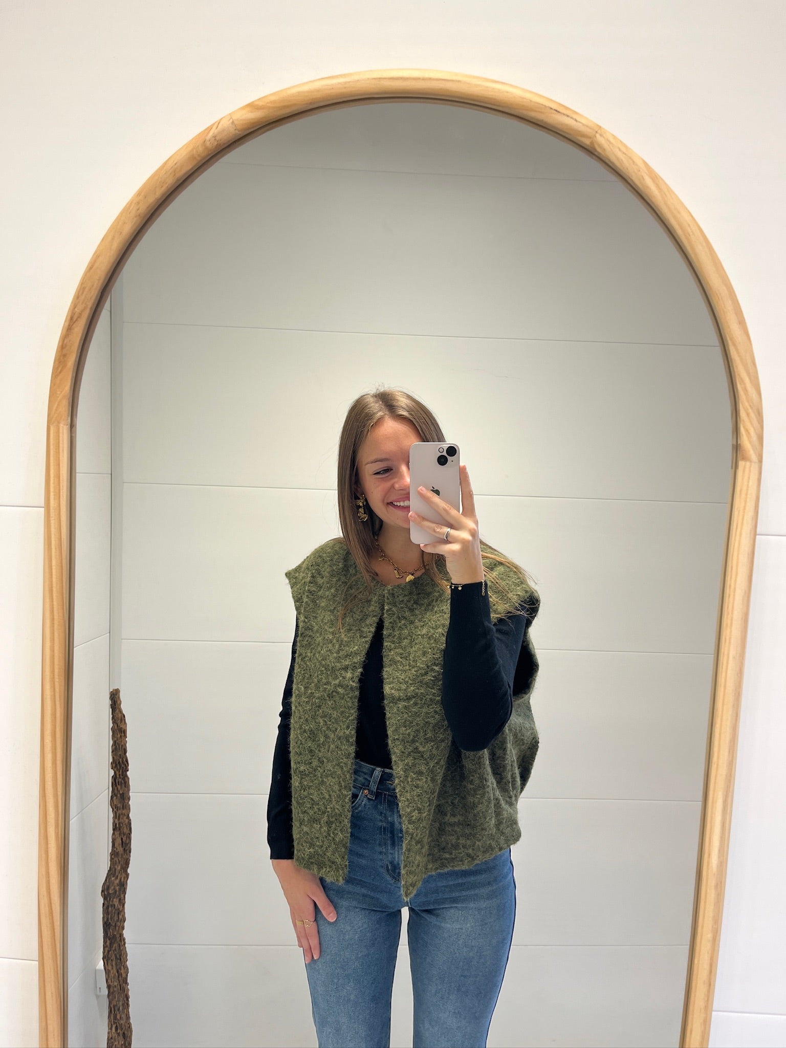 Gilet Kaki Adèle