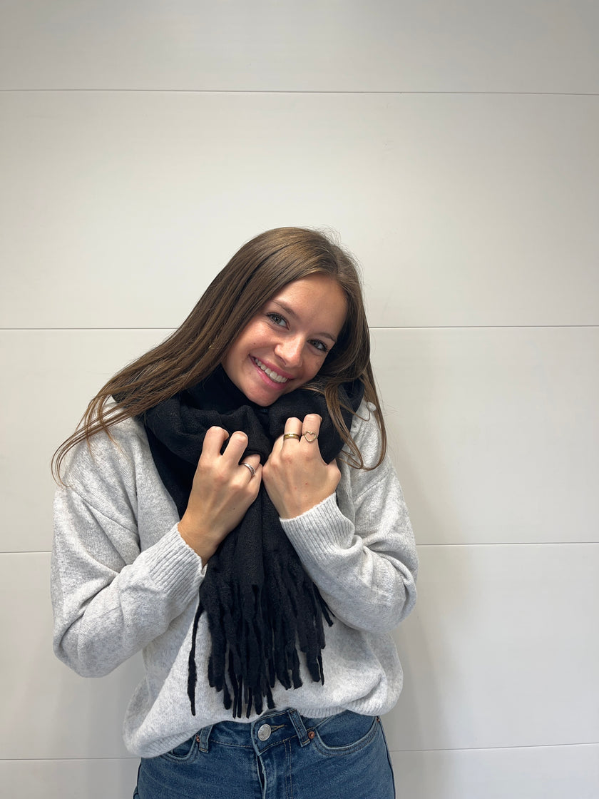 Écharpe Margot Noir