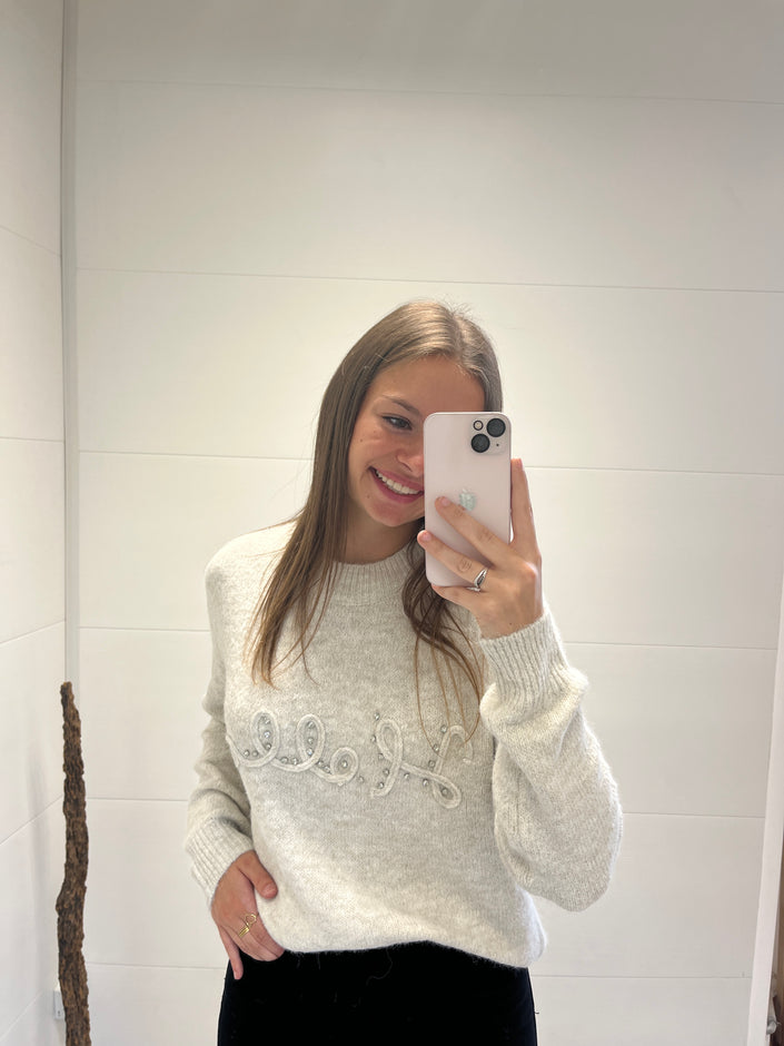 Pull Hello Beige