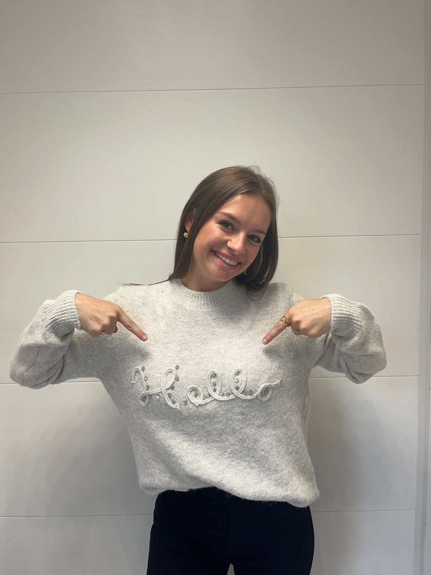 Pull Hello Beige