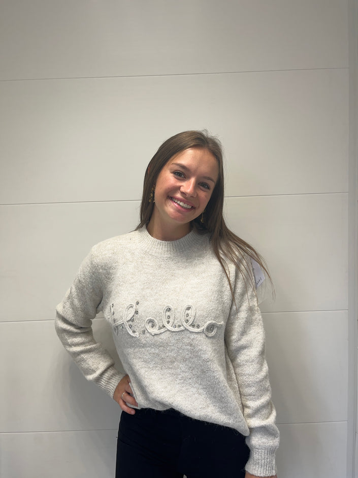 Pull Hello Beige