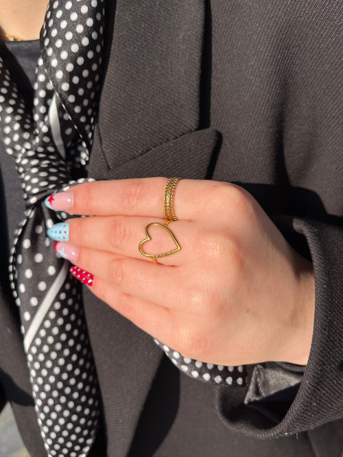 Bague Irène - Cœur