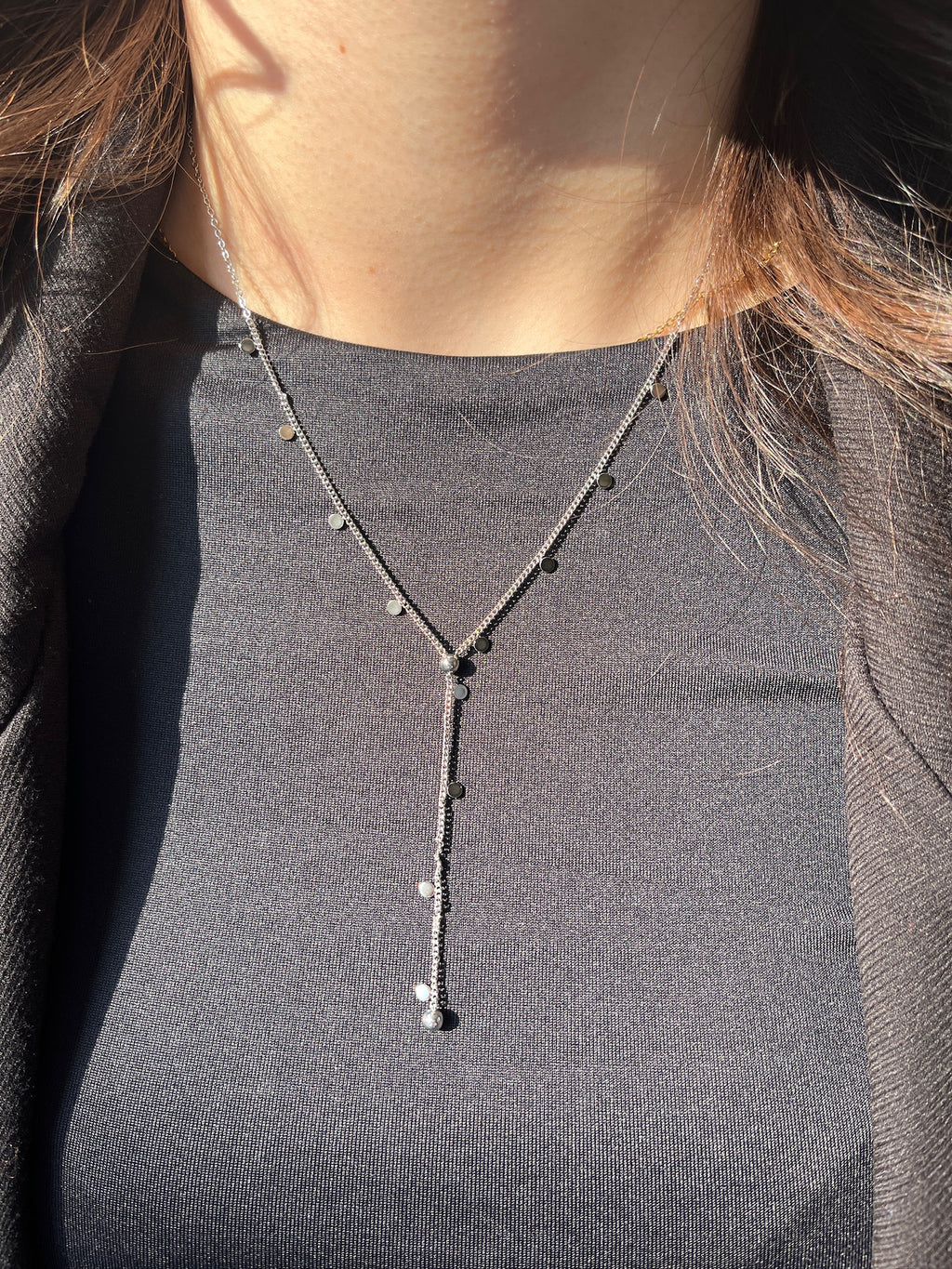 Collier en Y - Mini rond